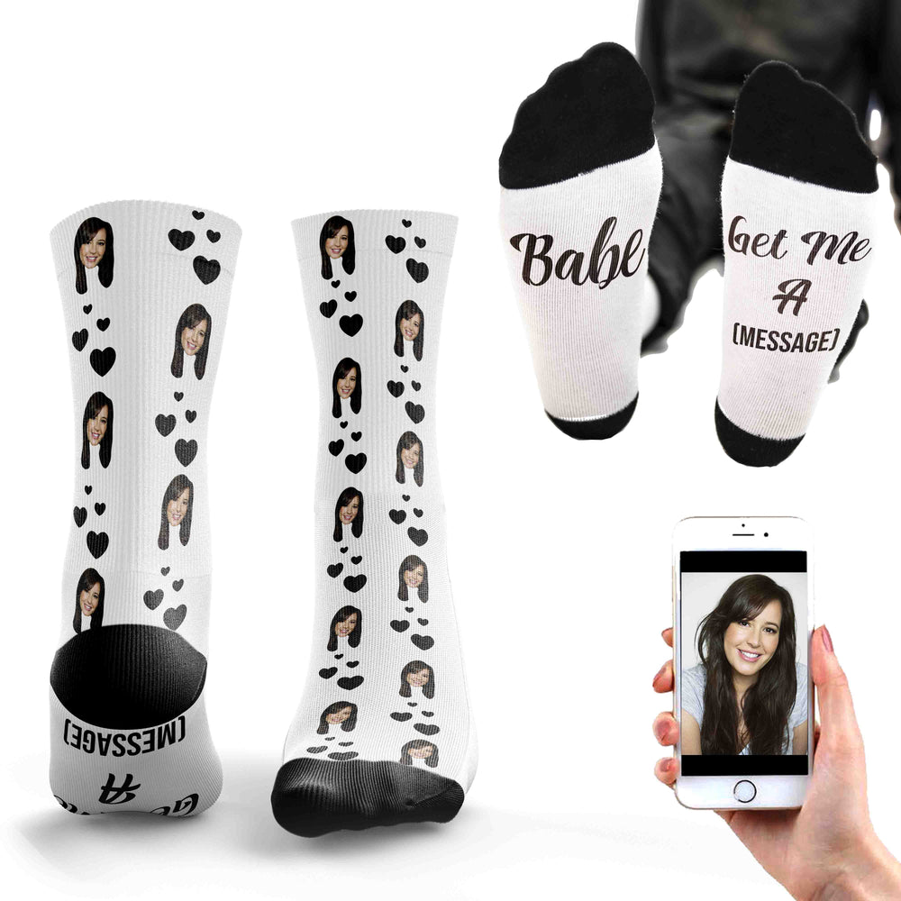 Babe, Get Me A ... Personalised Socks