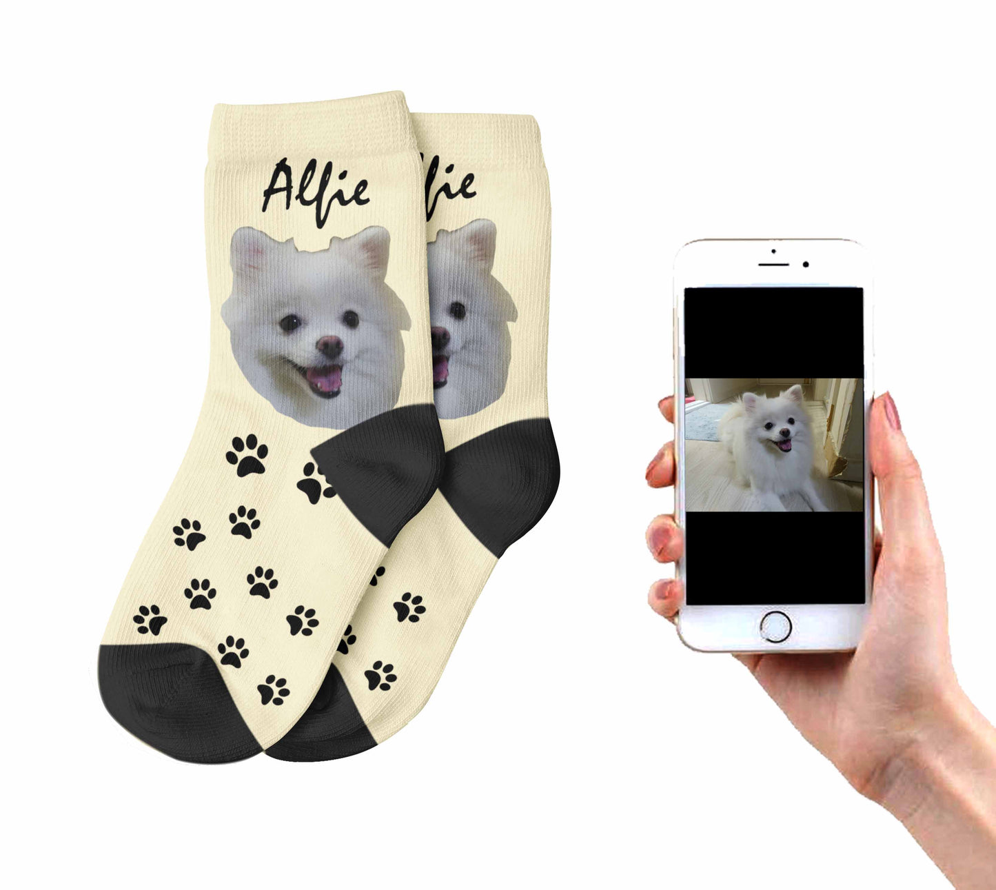 
                  
                    Kids Personalised Dog Socks
                  
                