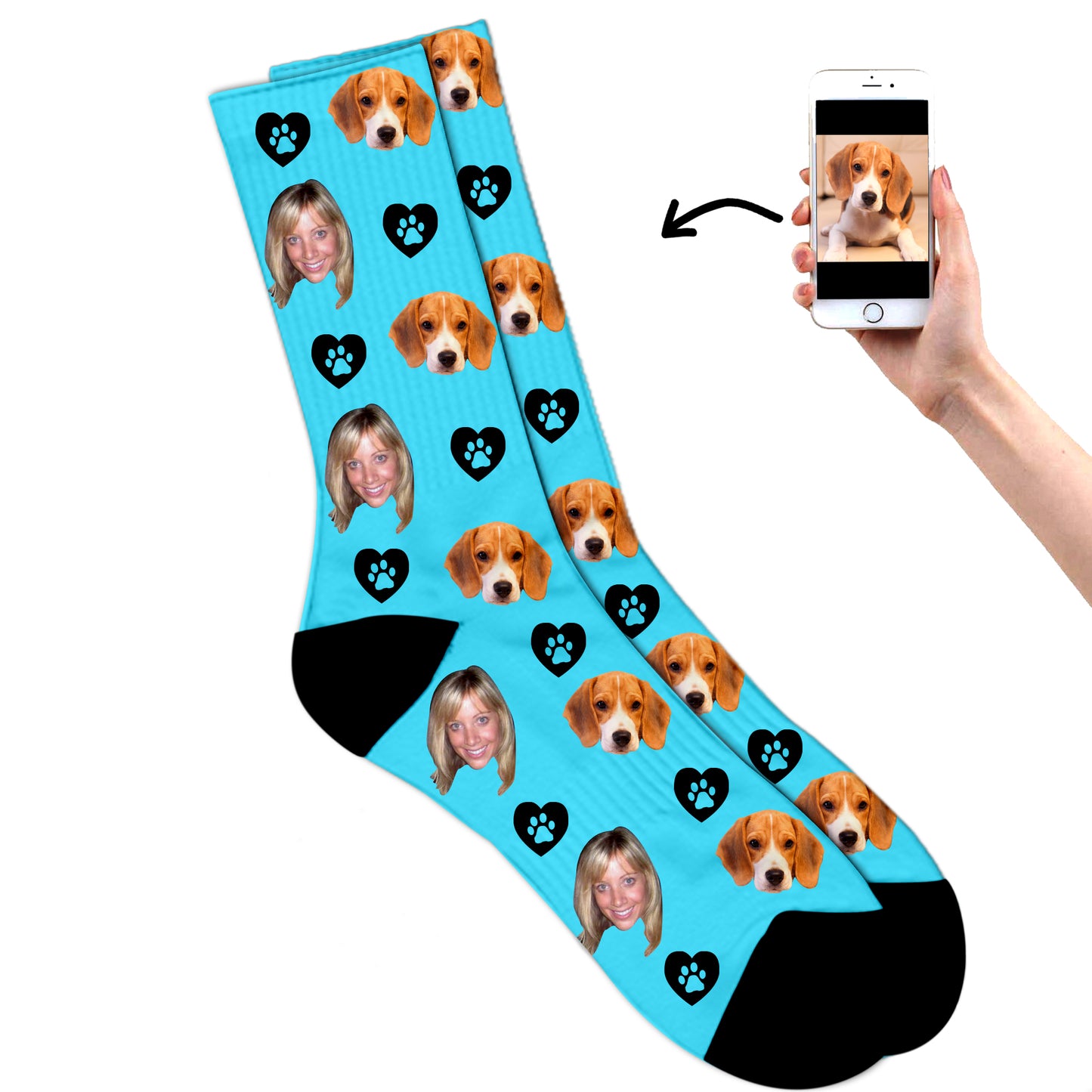 
                  
                    Dog & Owner On Socks
                  
                