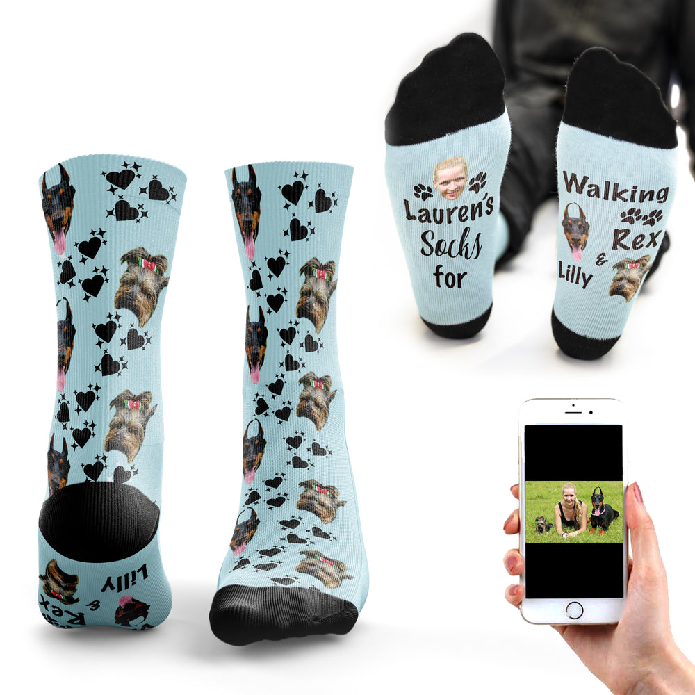 Walking Dog Socks