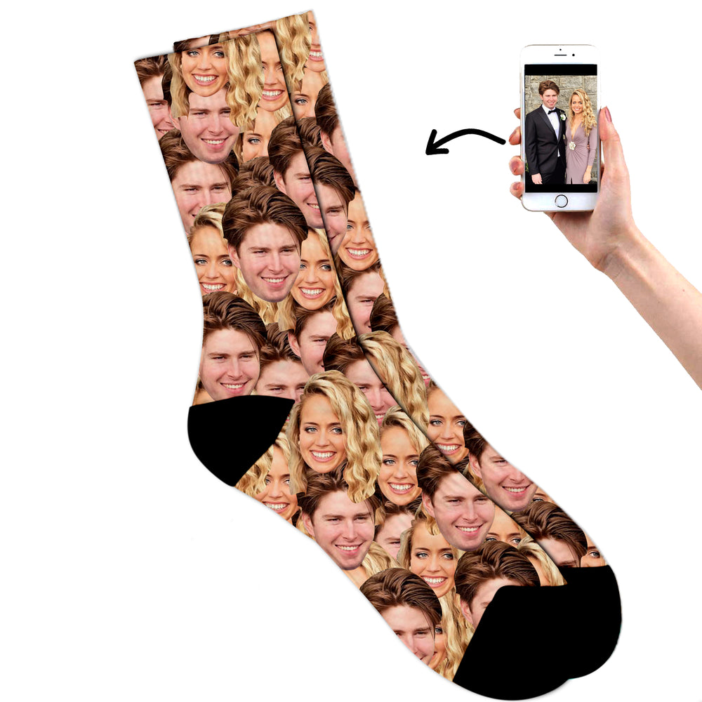 Couples Multi Face Socks