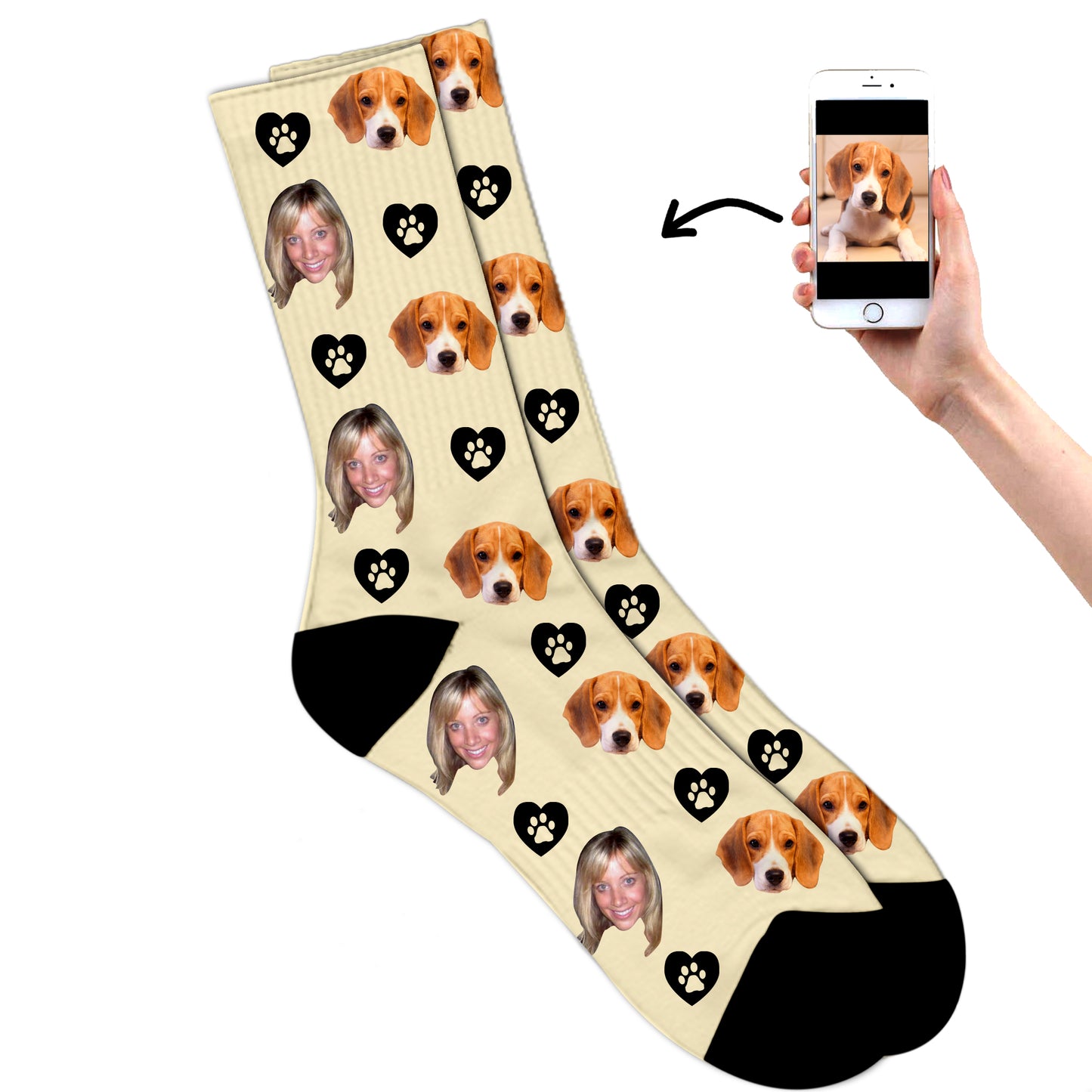
                  
                    Dog & Owner On Socks
                  
                