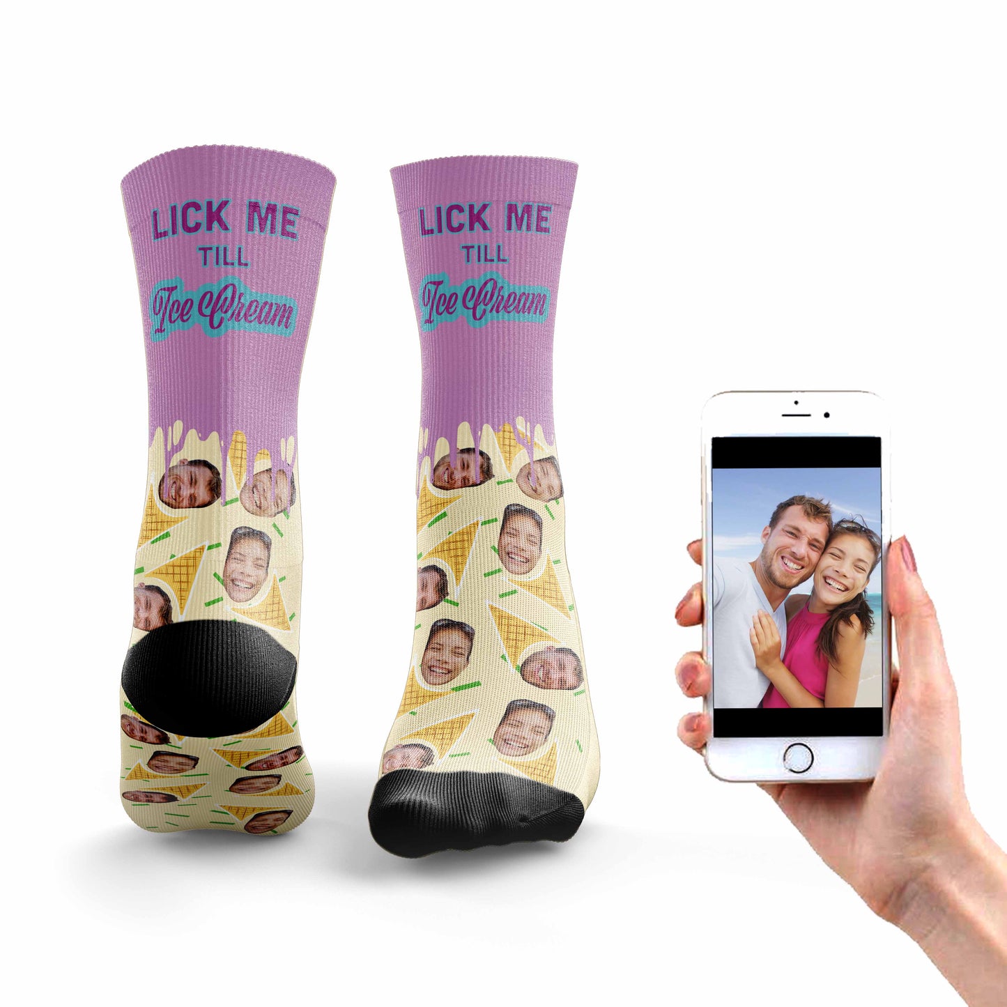 
                  
                    Lick Me Till Ice Cream Socks
                  
                