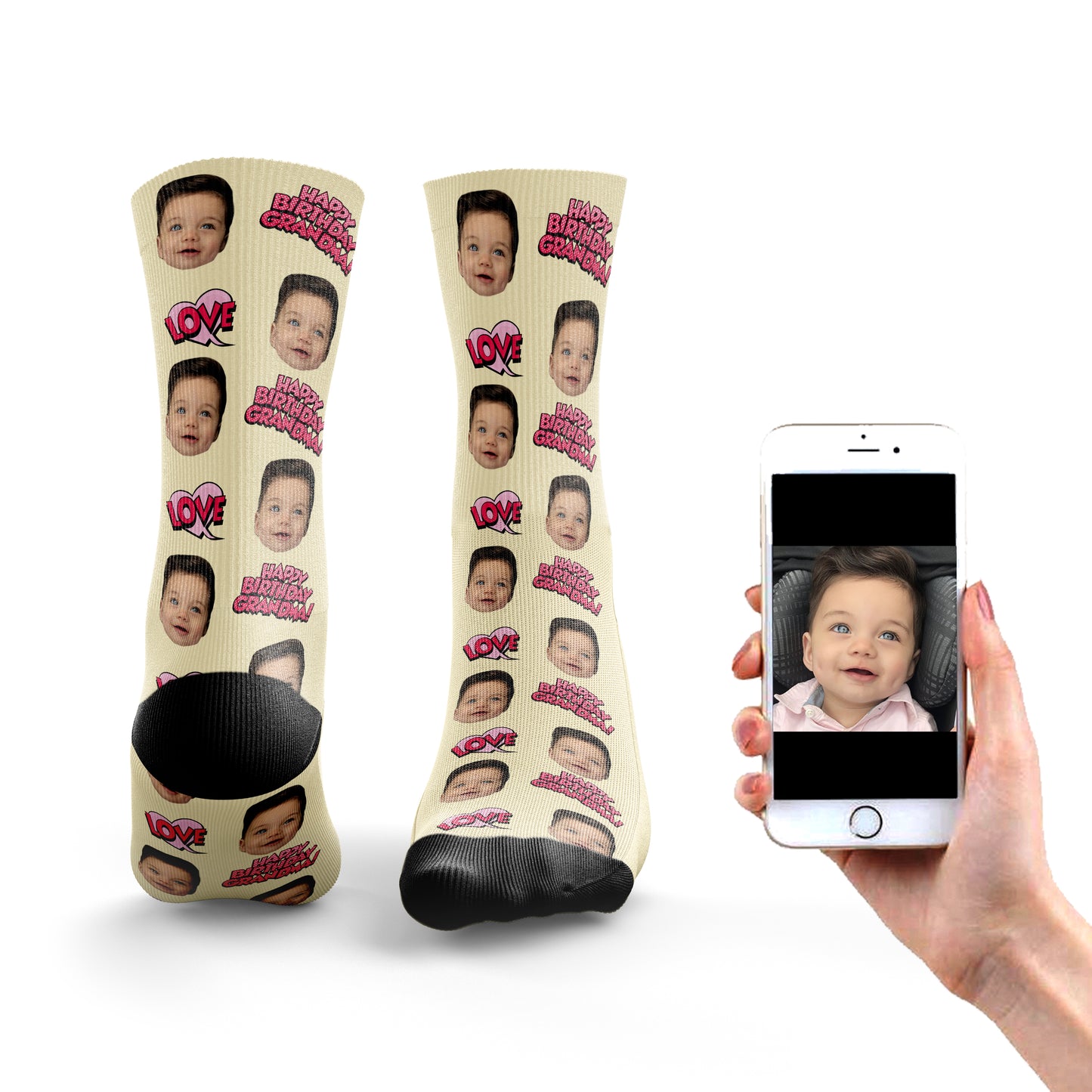 
                  
                    Happy Birthday Socks for Grandma
                  
                