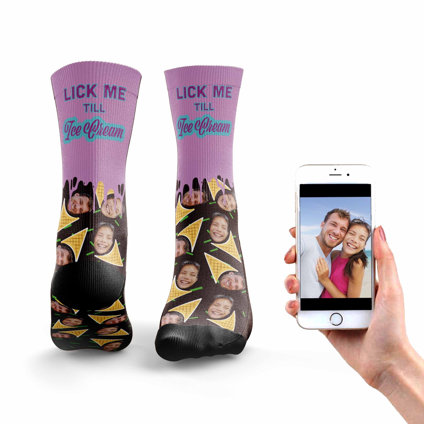 
                  
                    Lick Me Till Ice Cream Socks
                  
                