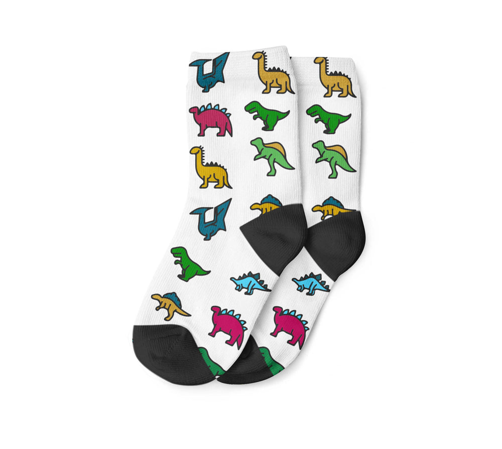 Kids Dinosaur Icon Socks