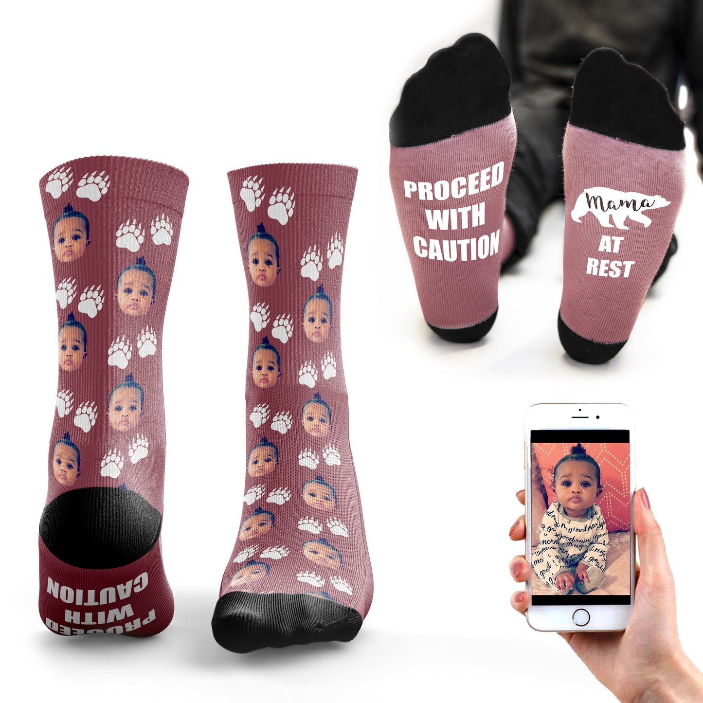 
                  
                    Momma Bear Socks
                  
                
