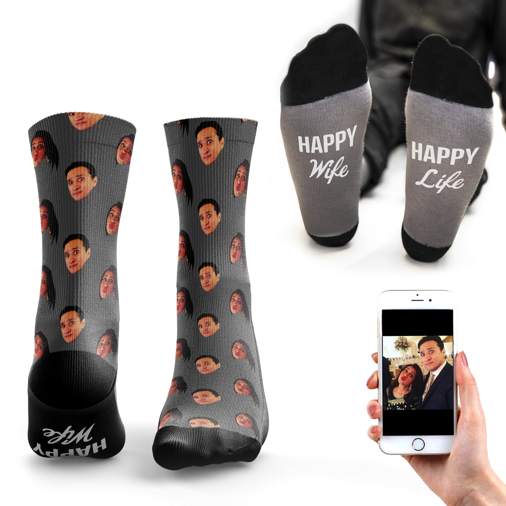 
                  
                    Happy Wife, Happy Life Socks
                  
                
