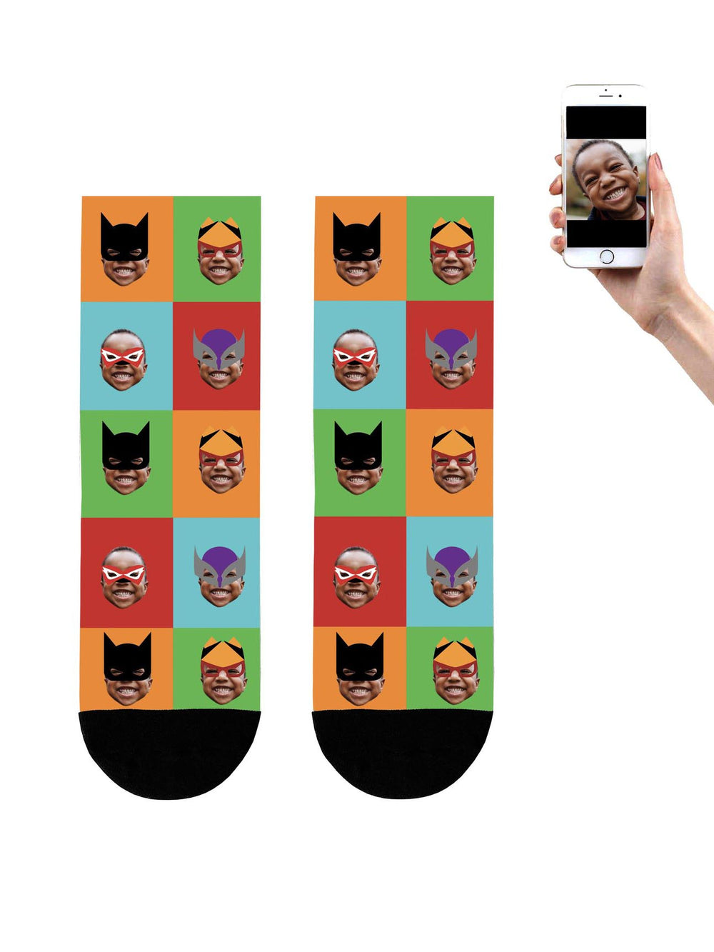 Superhero Kids Socks