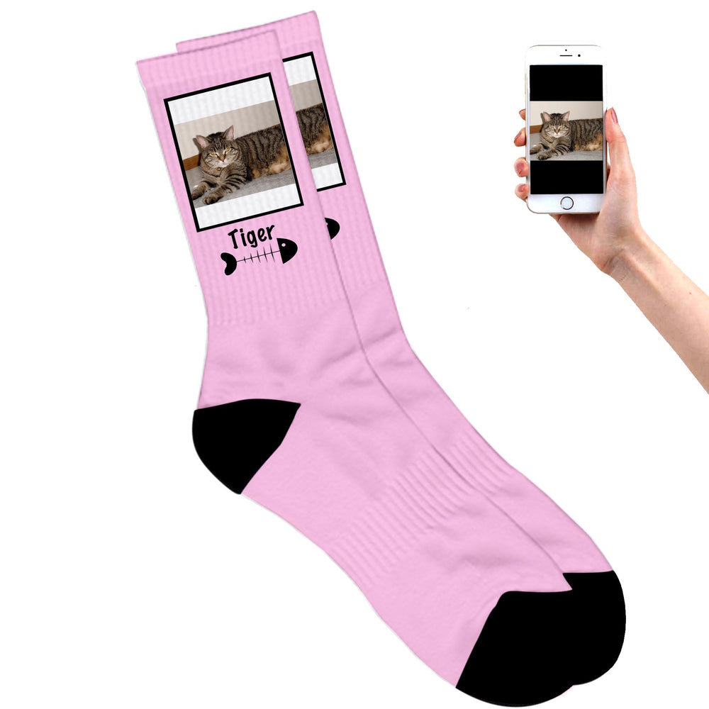 Cat Photo Socks