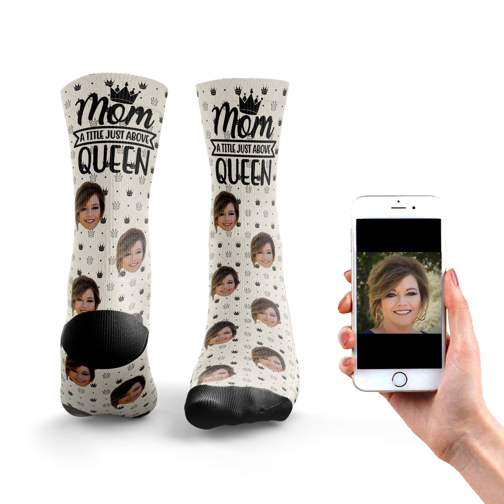 Mom's the Queen Socks