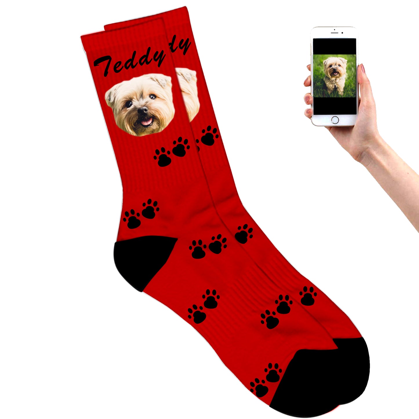 
                  
                    Personalised Dog Socks
                  
                