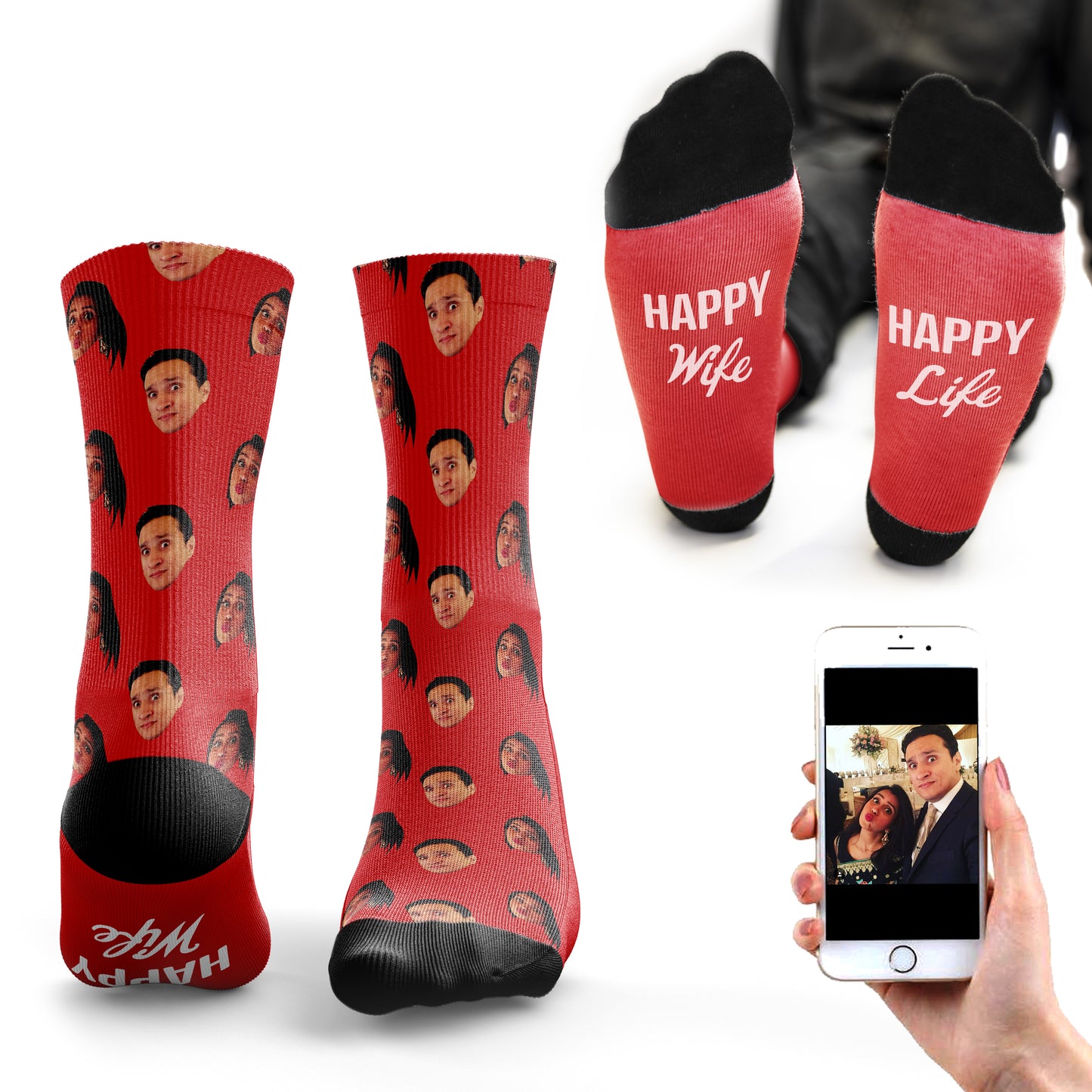 
                  
                    Happy Wife, Happy Life Socks
                  
                