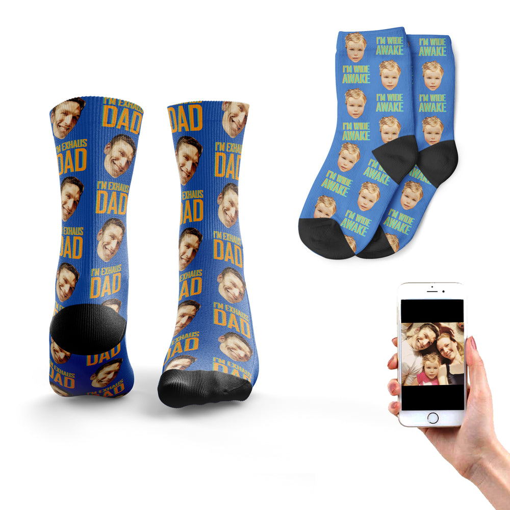 
                  
                    'Exhaus-dad' Matching Father & Son Socks
                  
                