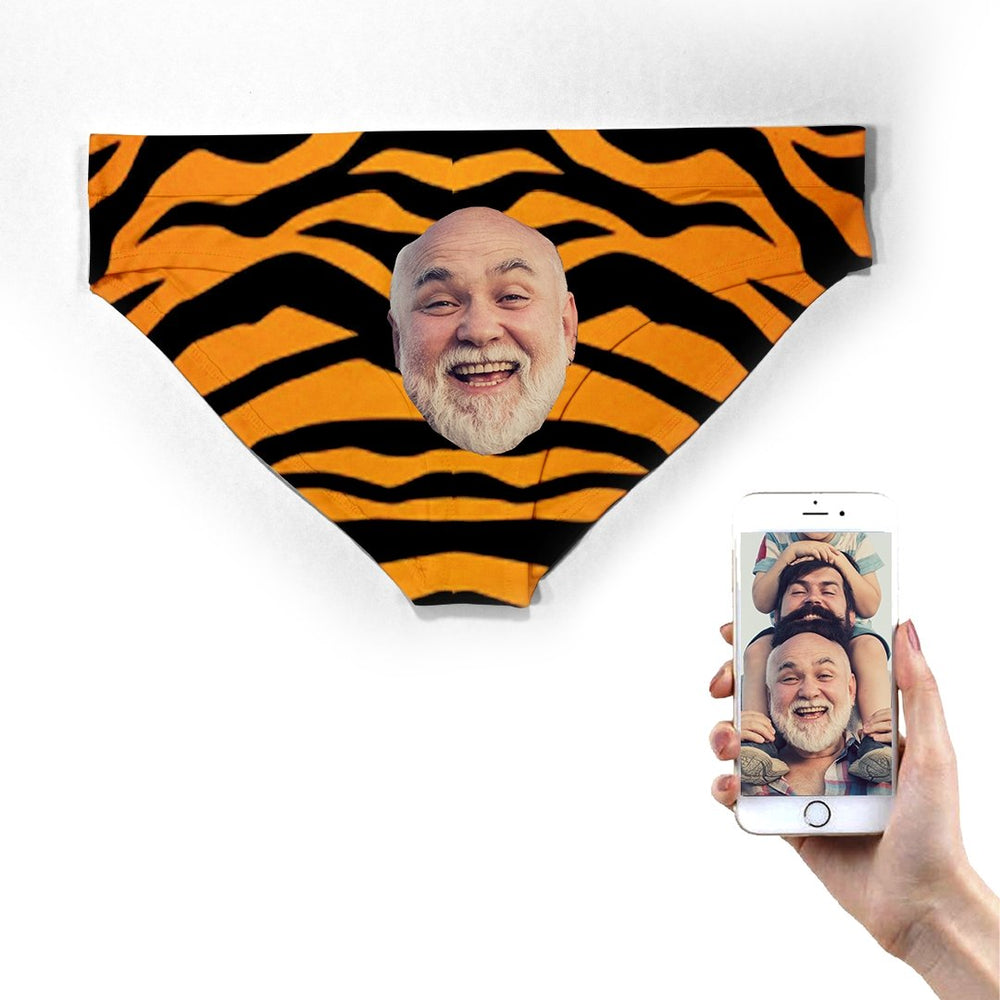 Tiger Print With Dad's Face on Undies