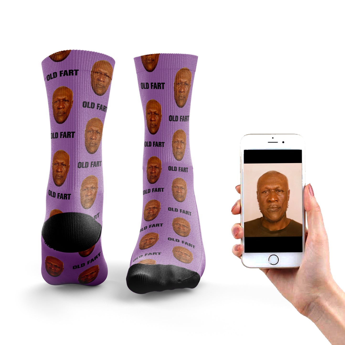 
                  
                    Face App Old Man Socks
                  
                