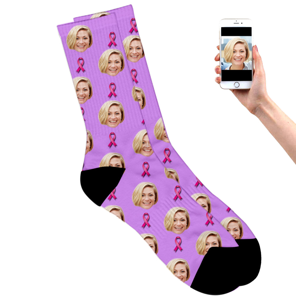 
                  
                    Personalised Breast Cancer Socks
                  
                