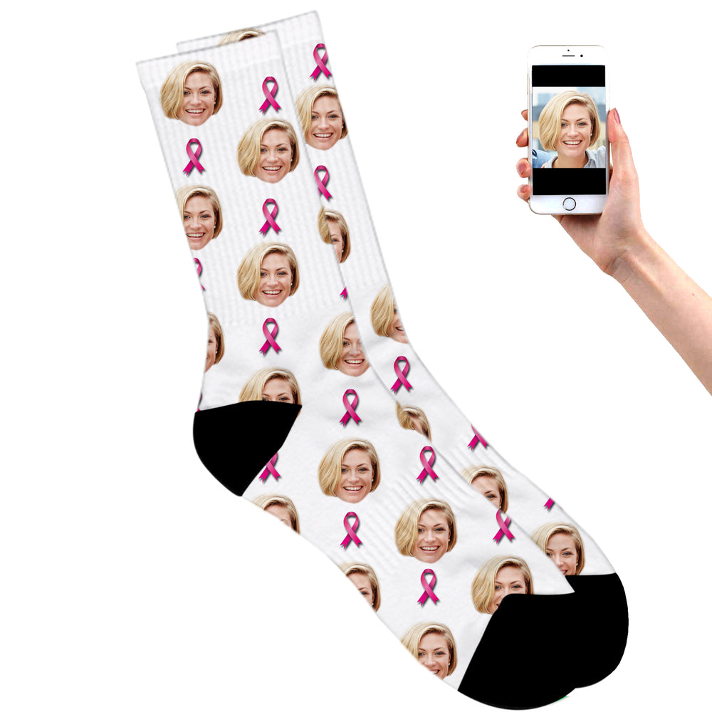 
                  
                    Personalised Breast Cancer Socks
                  
                