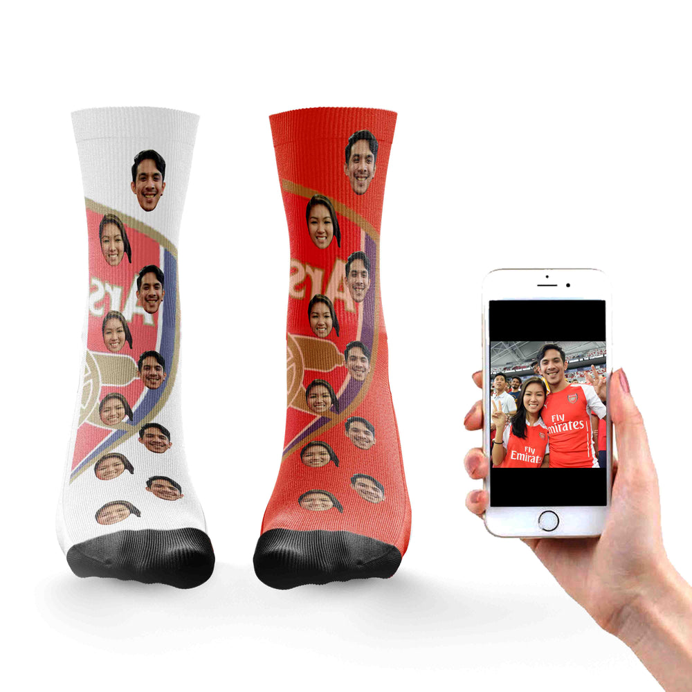 
                  
                    Personalised Arsenal FC Socks
                  
                