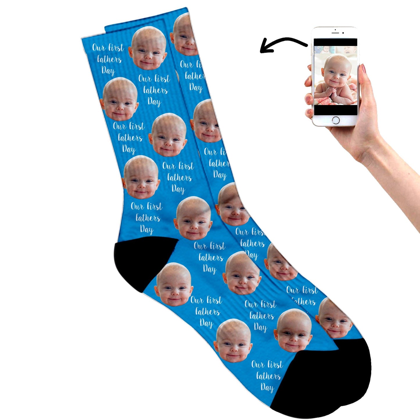 
                  
                    First Father's Day Socks
                  
                