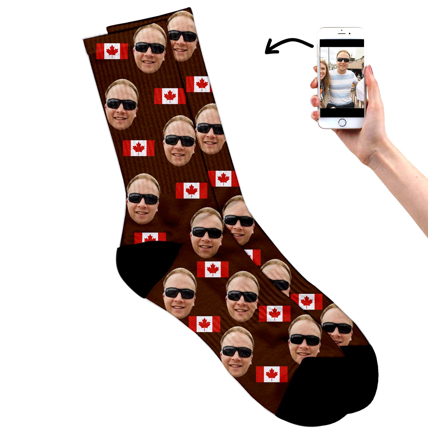 
                  
                    Canadian Face Socks
                  
                