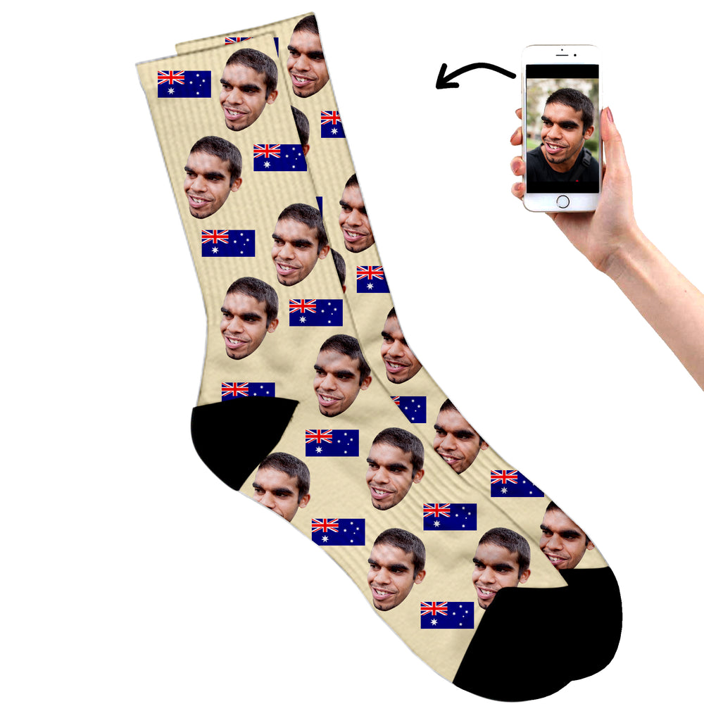 
                  
                    Australian Face Socks
                  
                