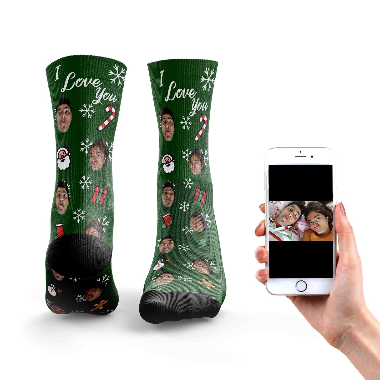 
                  
                    I Love You Christmas Socks
                  
                