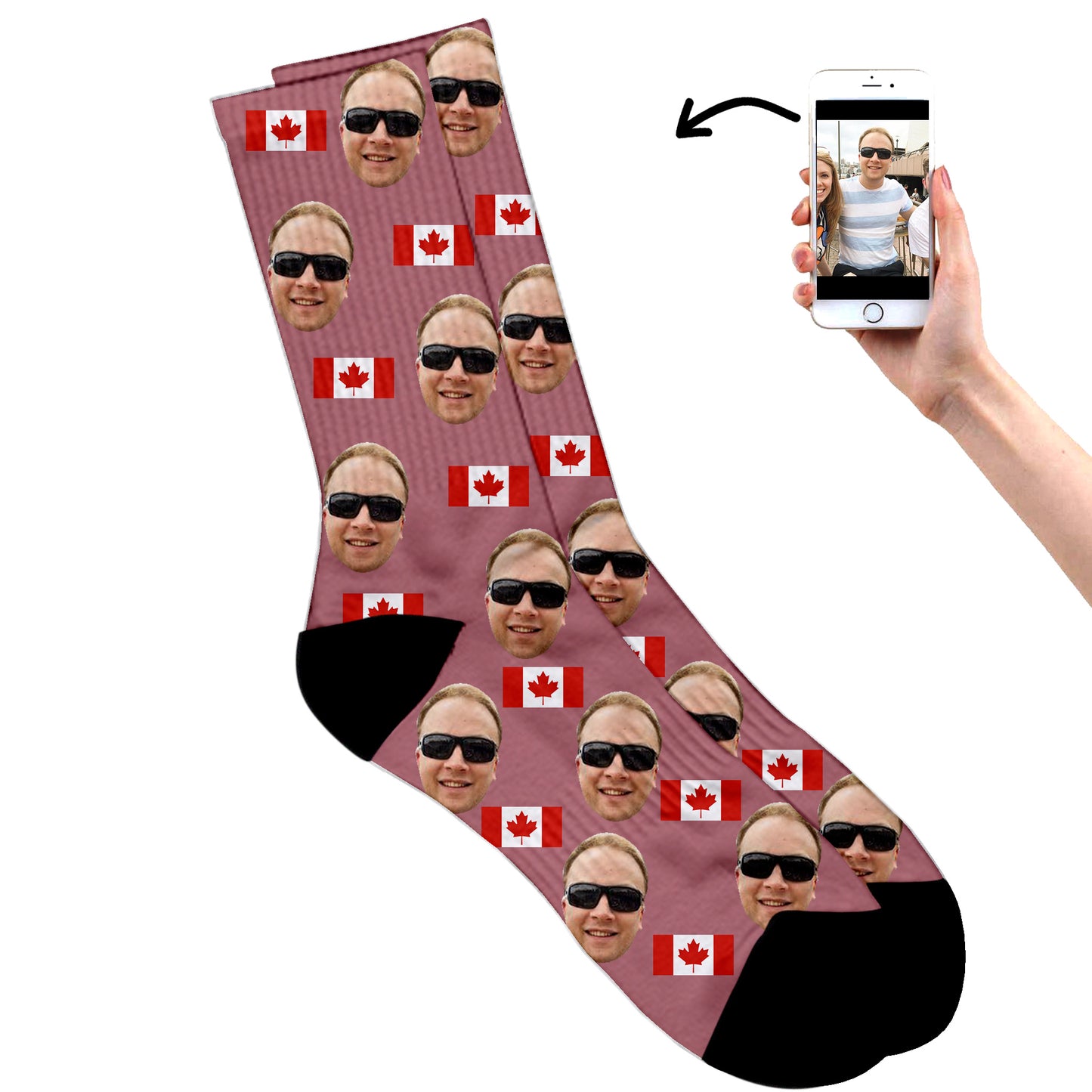 
                  
                    Canadian Face Socks
                  
                