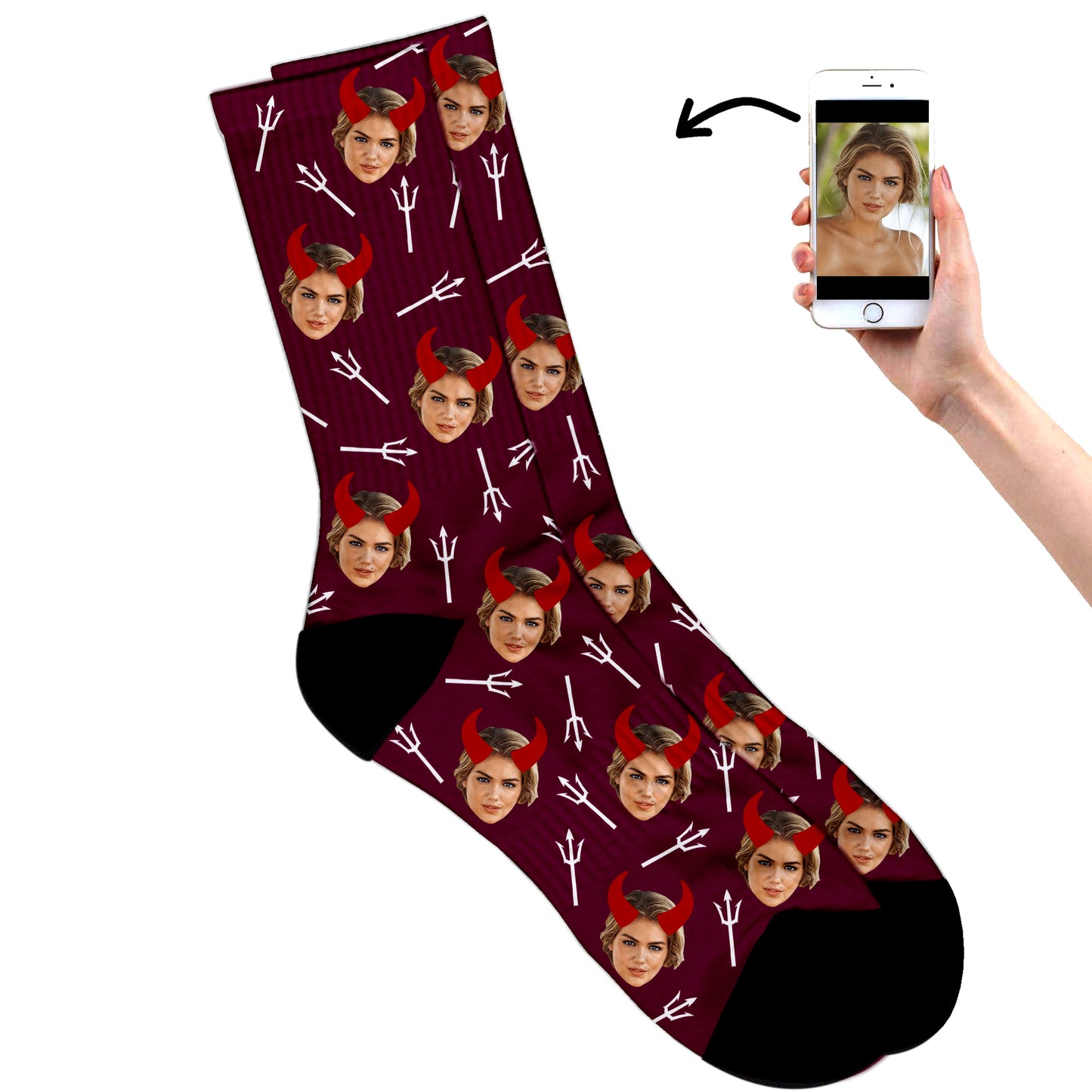
                  
                    Personalized Devil Socks
                  
                