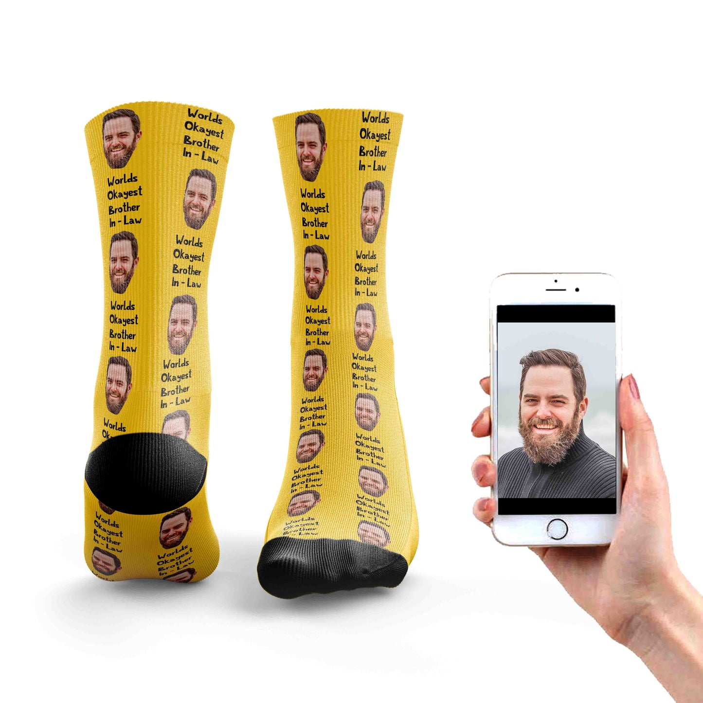 
                  
                    Worlds Okayest Brother-In-Law Socks
                  
                