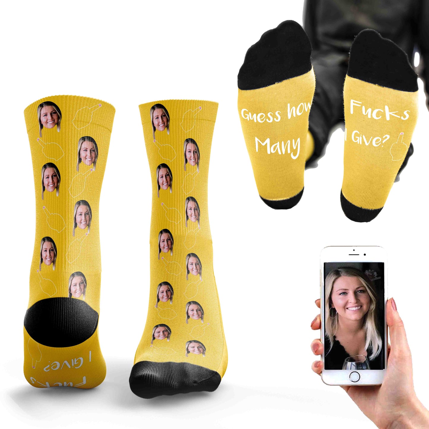 
                  
                    Personalised Don't Give a F*ck Socks
                  
                