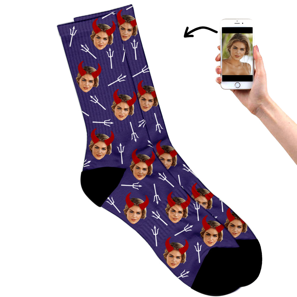 
                  
                    Personalized Devil Socks
                  
                