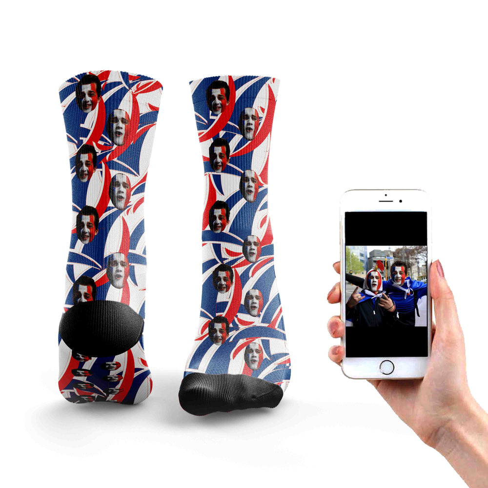 Customised France Rugby Socks