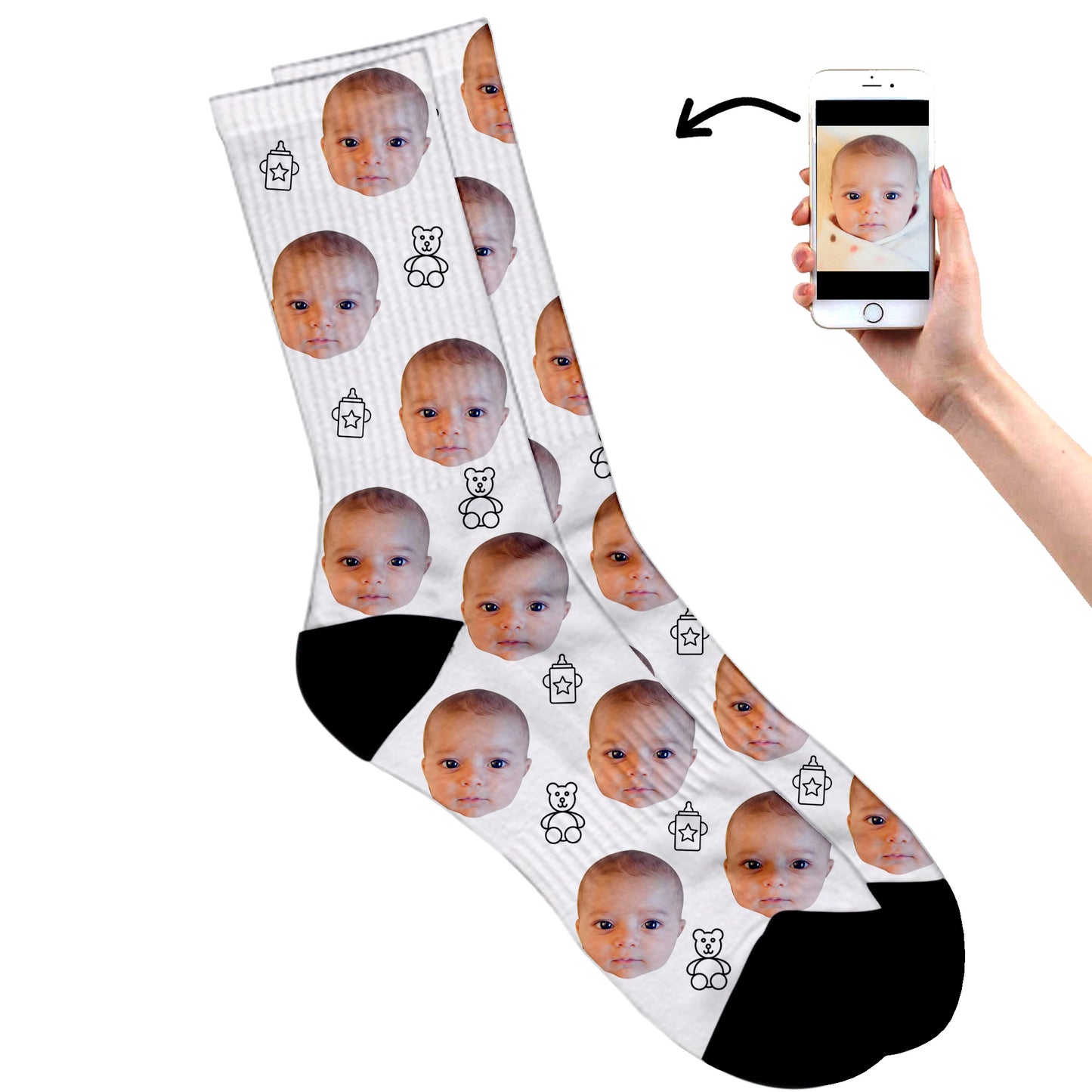 
                  
                    Baby On Socks
                  
                