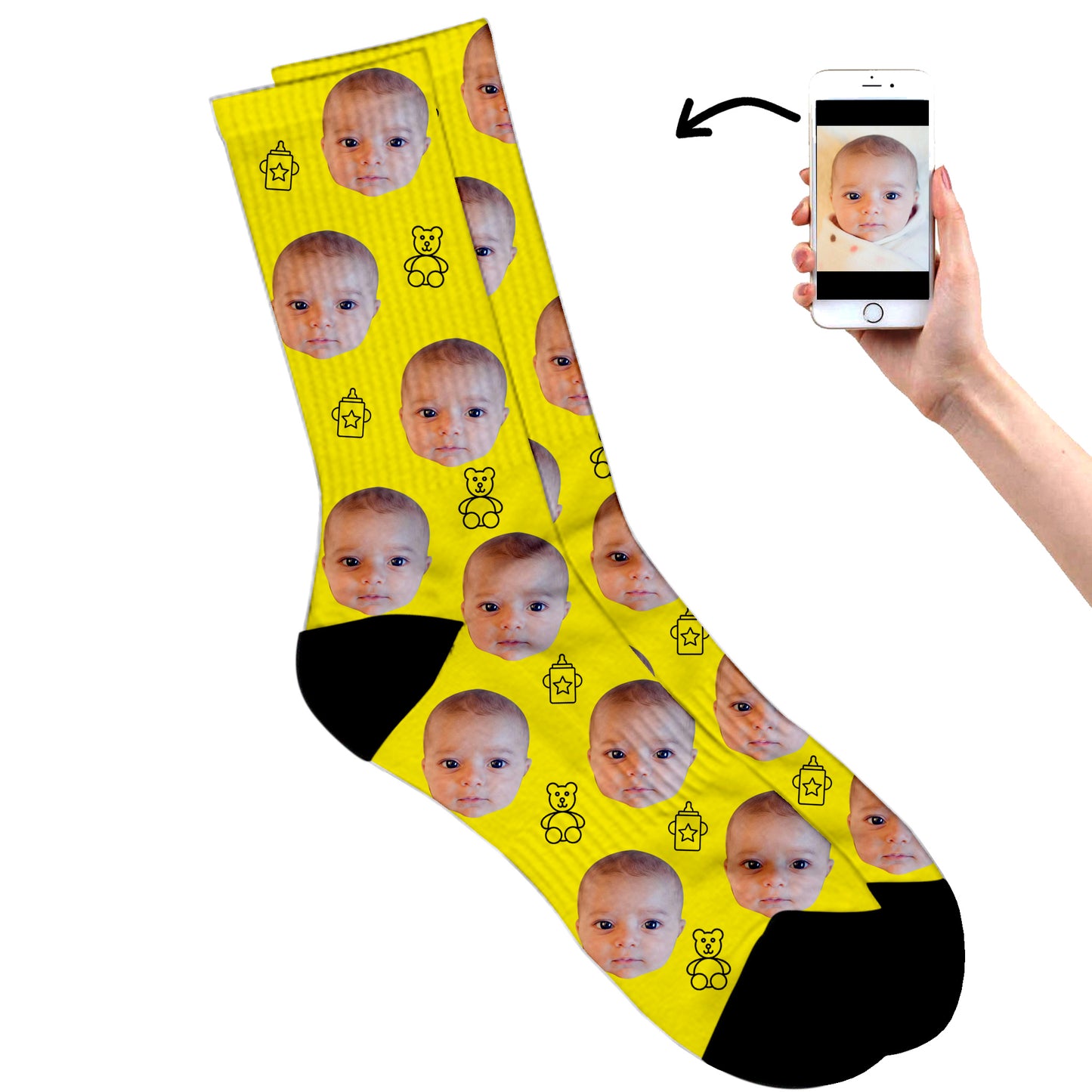 
                  
                    Baby On Socks
                  
                